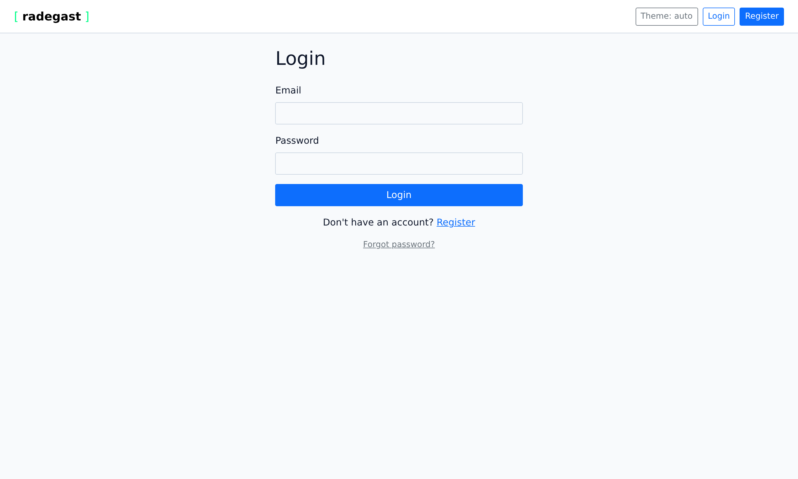 Authentication Screen